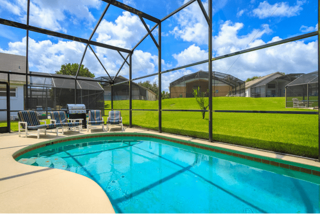 An indoor pool in a Pasadena home