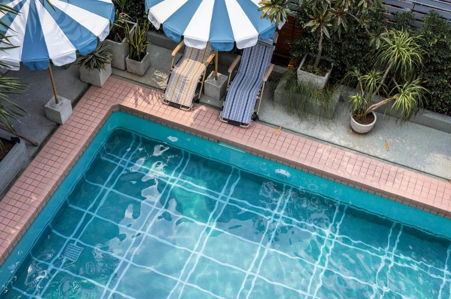 a swimming pool