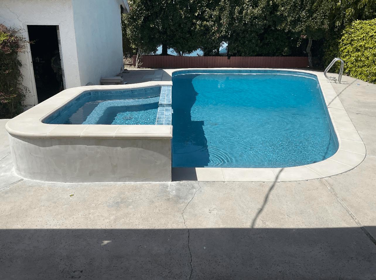Professional CPR Pools crew installing rebar framework for a new residential pool