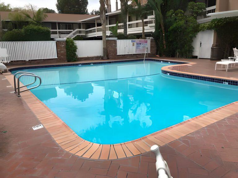 a recently remodeled pool at a commercial property in Glendale