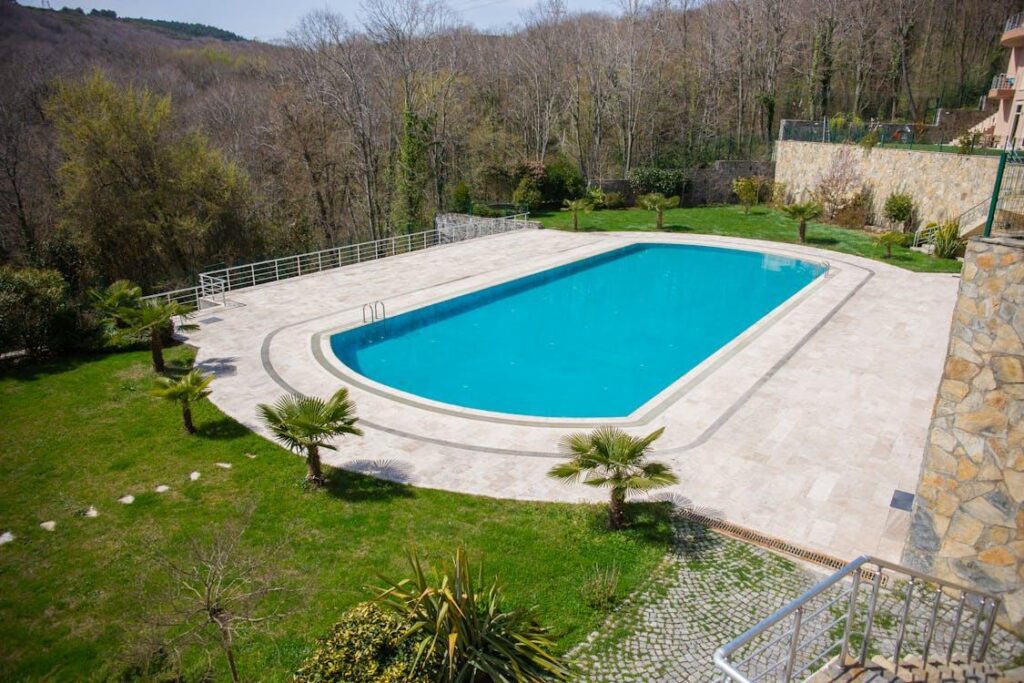 A recently completed pool resurfacing project by CPR Pools