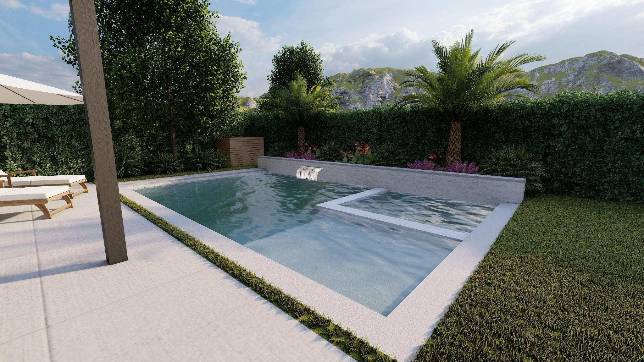 CPR Pools custom geometric pool