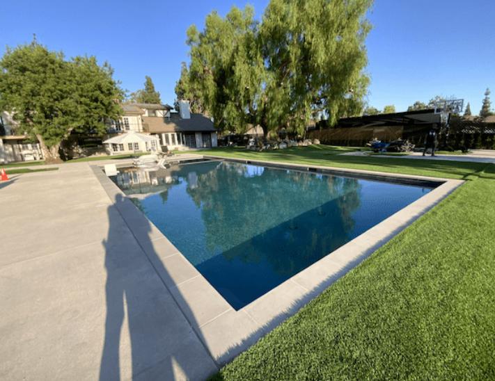 Outdoor pool installation by CPR Pools Ventura County</p>
<p>